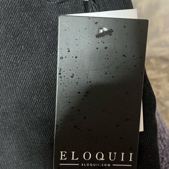 NWT Eloquii Black Distressed jea Sz 22 - Picture 8 of 9